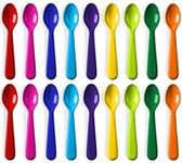 PLASKIDY Plastic Kids Spoons Set of