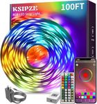 KSIPZE 100ft Led Strip Lights RGB M