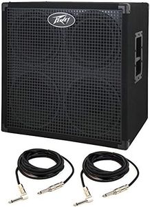 Peavey Headline 410 4x10 Bass Amp Cabinet with 15' Instrument Cables