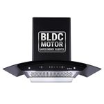 Elica 90cm 1500 m3/hr BLDC Filterless Autoclean Kitchen Chimney with 15 Years Motor & 5 Years Comprehensive Warranty | WDFL 900 BLDC HAC LTW MS NERO | Black | Touch Control with Motion Sensor