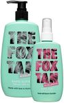 The Fox Tan Upsize Me Bundle, For Darker & Faster Tans, Creates Flawless, Long-Lasting Tan Skin, Vegan & Cruelty Free, 120mL + 300mL (2 Products)