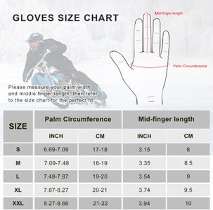SNOW DEER Heated Motorcycle Gloves – Rechargeable Electric Winter Riding