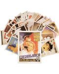 Fancyoung 32 PCS 1 Set Vintage Retro Old Stars Postcard Greeting Cards Souvenir Gifts for Worth Collecting