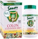 Sanar Naturals Colon Cleanser - for Weight Management Detox and Gut Health- Dietary Fiber, Herbal and Probiotics Blend, Digestive Support Supplement for Women & Men, 90 Capsules