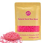 ES Traders Hard Wax Beads 500g Waxing Beads -100% Natural Less Pain Wax Beads Hair Removal Wax Suitable for Sensitive Skin, Bikini Wax, Face Wax, Eyebrow Wax, Underarm- Hard Wax Beans (500G Wax Beans)