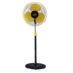 V-Guard Esfera STS Neo Pedestal Fan | 1330 RPM Motor | Customisable Tilt And Oscillation Control | Yellow Black | 40 cm (400mm) | 2 Year Coverage