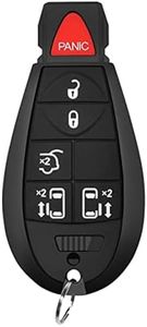 SaverRemotes 6 Button Key Fob Compatible for 2008-2015 Chrysler Town and Country，2008-2014 Dodge Grand Caravan Replacement M3N5WY783X ( Pack of 1 )