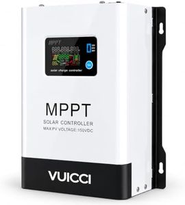 VUICCI 100A MPPT Solar Charge Controller, 12V/24V/48V, 145V Max PV Input