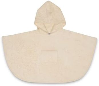 Organic Cotton Hooded Baby Poncho - GOTS Certified 100% Organic Cotton, Ultra Soft, Undyed and Unbleached, Hypoallergenic,