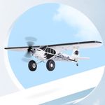 Fms Rc Airplanes for Adults Remote Control Airplane 1300MM (52") Piper PA-18 Super CUB with Reflex V3 6 Channel RC Planes for Beginners Ready to Fly (NOT Including Transmitter,Receiver,Charger) (PNP)
