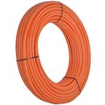 SharkBite U860O500 1/2-Inch PEX Tubing, 500 Feet, ORANGE, for radiant heat, hydronic heating and tile floor heating systems.