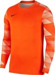 NIKE CJ6066-819 Dri-FIT Park 4 Goalkeeper JBY Sweatshirt Men's Safety Orange/White/Black Size L