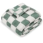 HOMRITAR Checkered Baby Blanket for