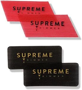 Supreme Trimmer SHG2000 & SHG3000 Barber Gripper Pack | Salon & Barber Hair Holder Grips for Men, Women, Barbers, Stylists, Makeup Artist | Red & Black