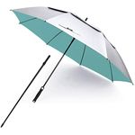 G4Free 68 Inch Vented UV Golf Umbrella Oversize Beach Umbrella Auto Open Extra Large Windproof Sun Rain Umbrellas