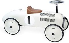 Vilac 1102 Ride on Car Vintage, White