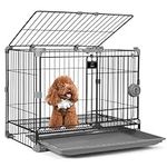 FLARUZIY Dog Crate for Small Dogs U