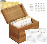 Habitaly Classic Recipe Box with 4x