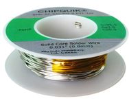 CHIP QUIK SMD-SC-SAC305-0.031-1oz Sn96.5/Ag3.0/Cu0.5 .031" Solder Wire 1oz Spool (Solid Core) SAC305 (Tin/Silver/Copper)