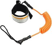 5ft Surf Leash Safety Hand Rope for Stand Up Paddle Board Surfboard Coiled AU Orange