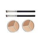 Three Color Concealer Cream to Cover Spots, Acne Marks, Fade Scars, Dark Circles, Lacrimal Groove, Foundation Make-Up Cream, Skin Holding Makeup, Foundation Make-Up Cream (2)