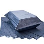 Calzette Large Postage Bag Large Size 17" x 24" (43cm x 60cm) Grey Mailing Bags for Posting and Packaging Strong Envelopes - Mail Postal Bags Self Seal (50)