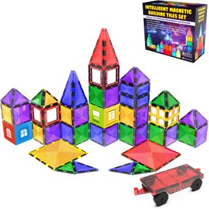 Desire Deluxe Magnetic Building Blocks Set – 57 Piece Construction Toy