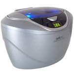 GemOro 1791 Sparkle Spa Pro 750ml Professional Ultrasonic Machine with 5 Cleaning Cycles and Gray Slate Digital Timer