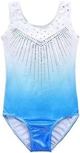 DAXIANG Toddler Gymnastics Leotards for Girls Blue 10 Ballet Leotard Unicorn Children Biketard