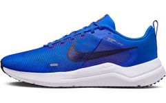 Nike Men's Downshifter 12 Running Shoe, Racer Blue Black High Voltage Sundial, 8.5 UK