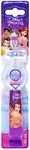 Disney Princess Kids Flashing Toothbrush with 2 Minute Flashing Timer, Soft Bristles, Comfortable Handle and Suction Cup - Ideal for 3+ Years