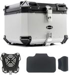 Iproods 55L Motorcycle Top Case, Al