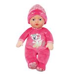 BABY born 833674 Sleepy for babies-30cm Soft Bodied Doll with Integrated Rattle and Sleeping Cap-Suitable from birth-833674, Pink