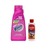 Vanish Oxi Action Stain Remover Liquid - 800 Ml & Robin Liquid Cuffs N Collar, 200 Ml