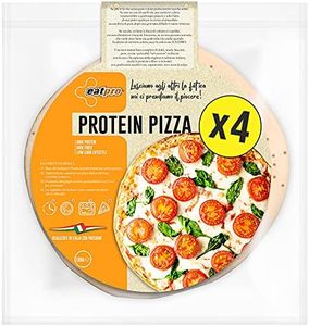 Pizza Proteica Senza Carboidrati EatPro 4 Basi Pizza Keto da 180g 12% Carboidrati, 18% Protein Pizza Chetogenica, Low Carb Keto Diet Cibo Proteico, 25% Fibre, Dieta Chetogenica Prodotti