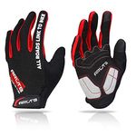 Arltb Bike Gloves Bicycle Cycling (3 Size) Biking Gloves Mitts Full Finger Pad Breathable Lightweight for Bike Riding Mountain Bike Motorcycle Free Cycle BMX Lifting Fitness Climbing