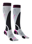 Bridgedale SKI Lightweight Merino Performance Women's - Medium Silver/Black