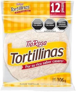 Tortillinas Tia Rosa Flour Tortillas 12 count (306g) - imported Mexican Tortillas - Tortillas de Harina Mexicanas.