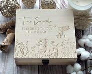 First Birthday Keepsake Box: Open a