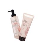 The Face Shop Rice Water Bright Double Cleanser Set – Light Cleansing Oil (150ml) & Foaming Face Wash (150ml) | Korean Skincare with Rice Extract | Removes Makeup, Deep Cleanses, Brightens & Hydrates | 2-Step Facial Cleanser Duo