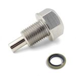 Magnetic Oil Drain Plug/Bolt Made of Stainless Steel - Compatible with TOYOTA Engine Pan and Transmission