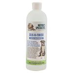 Nature's Specialties Silk-N-Finish Leave-in Dog Conditioner Gel for Pets, Natural Choice for Professional Groomers, Helps Create Brilliant Sheen, Made in USA, 16 oz