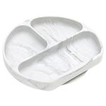 Bumkins Silicone Grip Dish, Marble