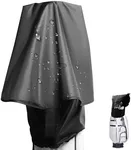 VEASAERS Golf Bag Rain Cover Waterproof Hood Protection Black Pack Durable Lightweight Club Bags Raincoat for Men Women Golfer (1 Pack Standard)