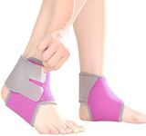 KXF 1 Pair Kids Adjustable Basketball Ankle Support, Breathable Ankle brace,Elastic Ankle Guard for Running Football Volleyball Dance Yoga Pink