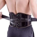 King of Kings Lower Back Brace Pain Relief with Pulley System - Lumbar Support Belt for Women and Men - Adjustable Waist Straps for Sciatica, Spinal Stenosis, Scoliosis or Herniated Disc -XLarge