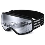 Braylin Kids Ski Goggles, Snowboard Goggles for Children, Youth, Boys & Girls 3-15, Kids Snowmobile Goggles