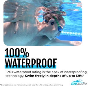 H2O Audio TRI 2 Waterproof Headphones – Swim & Sport Earbuds