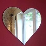 Super Cool Creations Heart Mirror - 20cm x 19cm