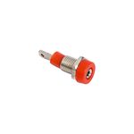 Electronic Spices 2mm 5A Red Color Female Socket Banana Connector Pack of 50pcs